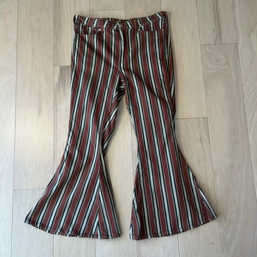 Wrangler x Lainey Wilson Denay Stripe Bell Bottoms Women’s 34